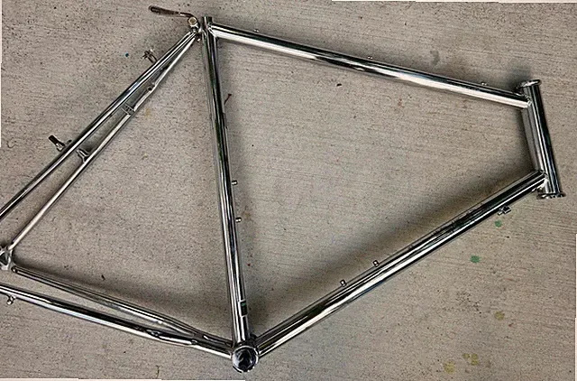 1985 Univega Alpina Uno Mtb Frame XL 23” Chrome Klunker Bill Lawee