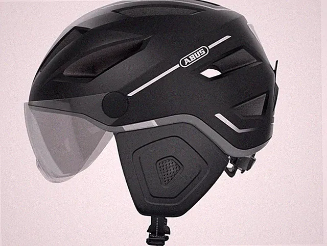 Abus Pedelec 2.0 ACE E-Bike Helmet With Visor FUELL Grey (MEDIUM) *NEW*
