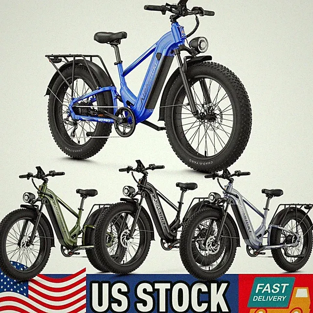 Aipas 26"Fat Tire 1800W Electric Bike 48V/17.5AH Mountain e bike 36MPH for Adult