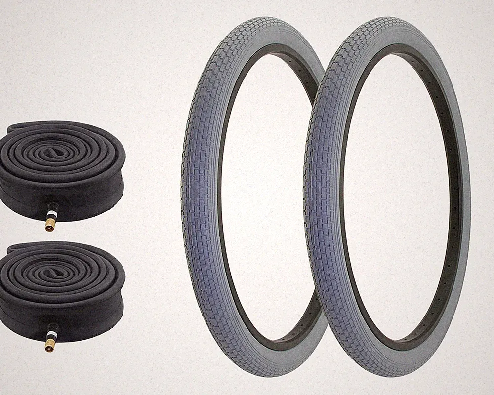 ALTA Bicycle Tires 26" x 2.125" All Gray AL-1333 1 Pair (2PCS)