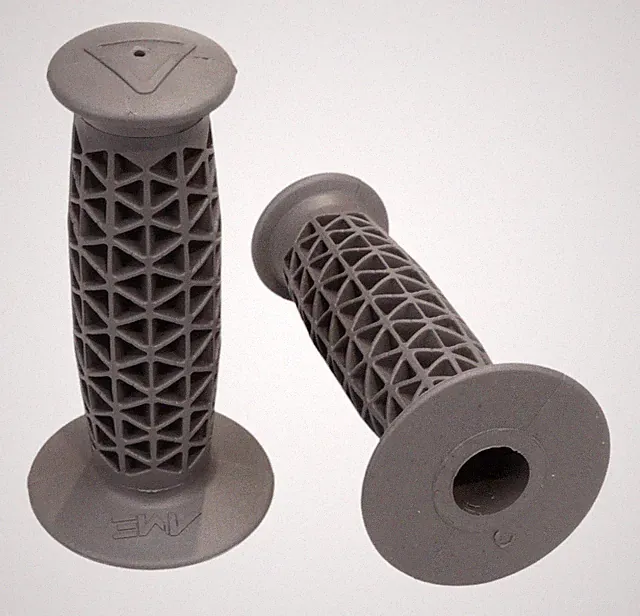 AME Super Soft Supersoft BMX bicycle grips - GRAY GREY
