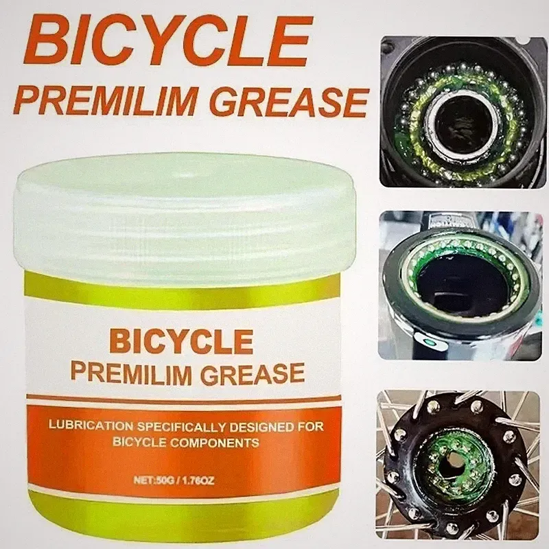 Bicycle Bearing Grease Lubricant Oil Hub & Wheel Maintenance Waterproof Green 50
