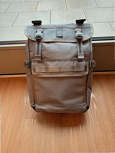 Chrome Industries Holman Pannier Bag 15L Bike Commuter Castlerock Gray Single