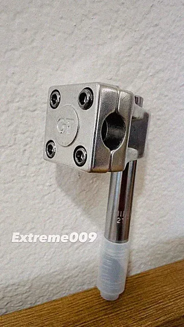 GT Mallet Style Silver Stem Gooseneck DYNO Freestyle 1980's GYRO Reproduction
