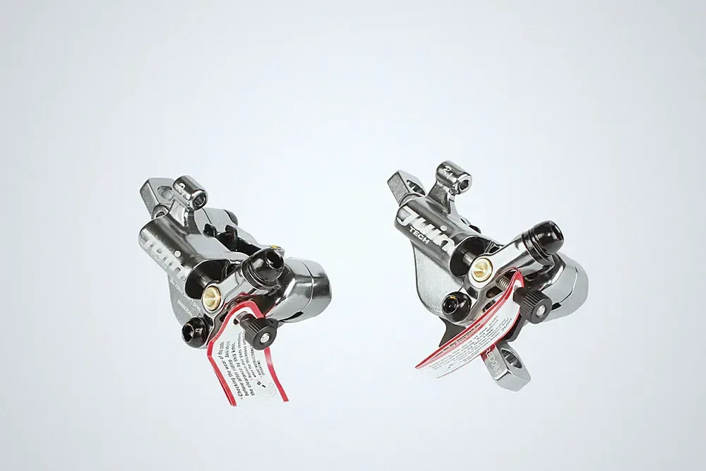 Juin Tech R1 Road Cyclocross Gravel Cycle Bike Hydraulic Disc Brake Set Gray