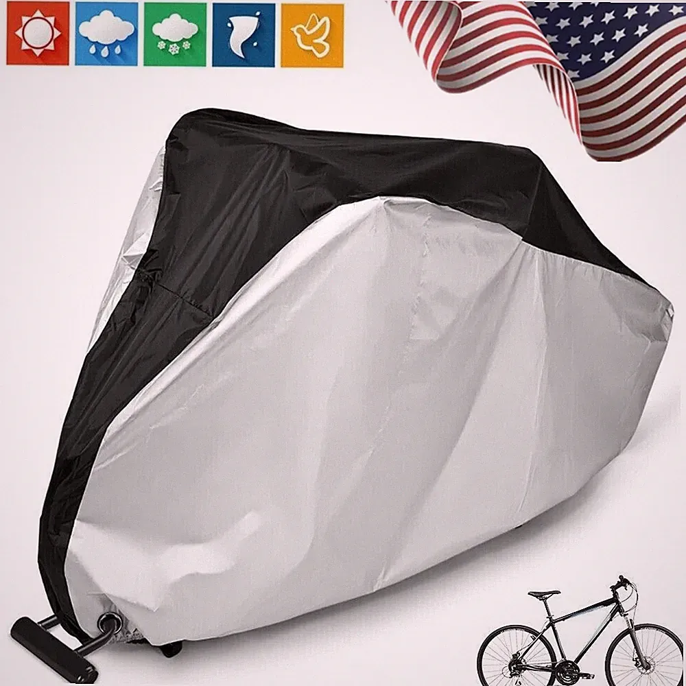 Large Waterproof Bikes Cover Outdoor Rain/Sun Protector Bicycle Dustproof Cover
