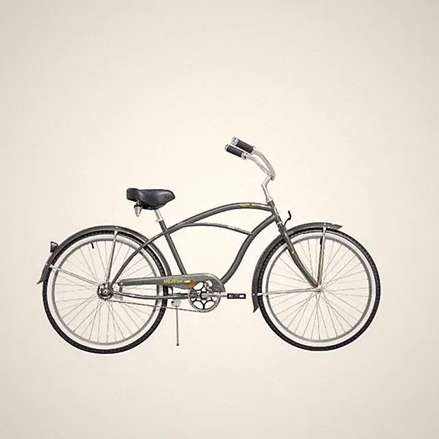 Micargi TAHITI-M-FGREY 26 in. Tahiti Mens Beach Cruiser Bicycle- Flint Grey &...