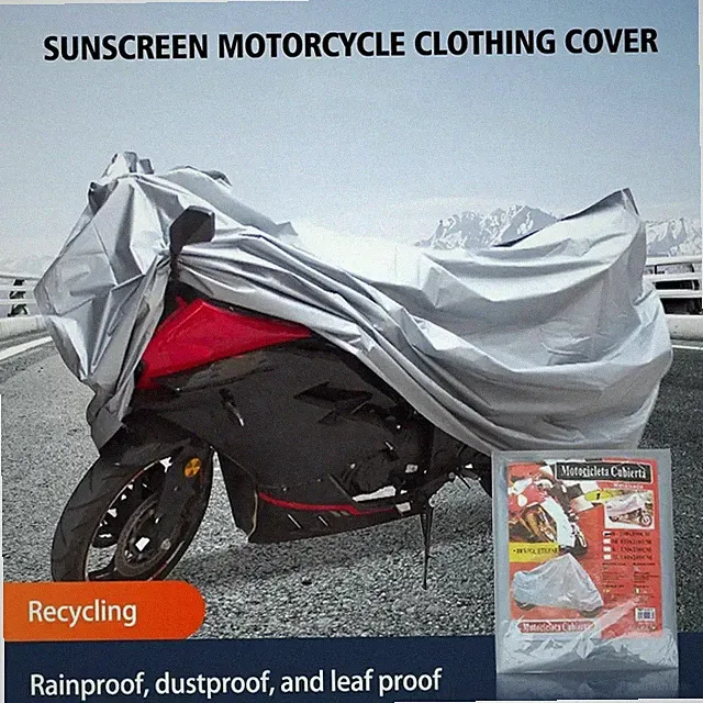 Motorcycle Cover Waterproof UV Protection Outdoor Dustproof Bike Cover