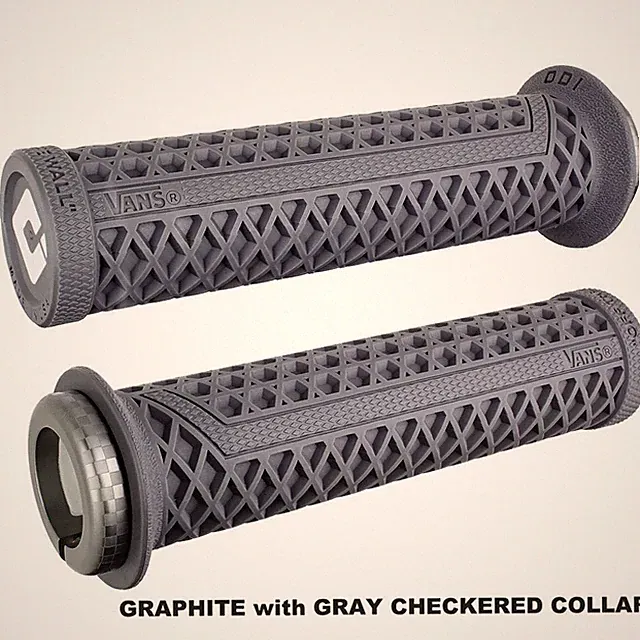 ODI VANS V2.1 LOCK ON BMX MTB DJ GRIP BICYCLE GRAPHITE/GRAY