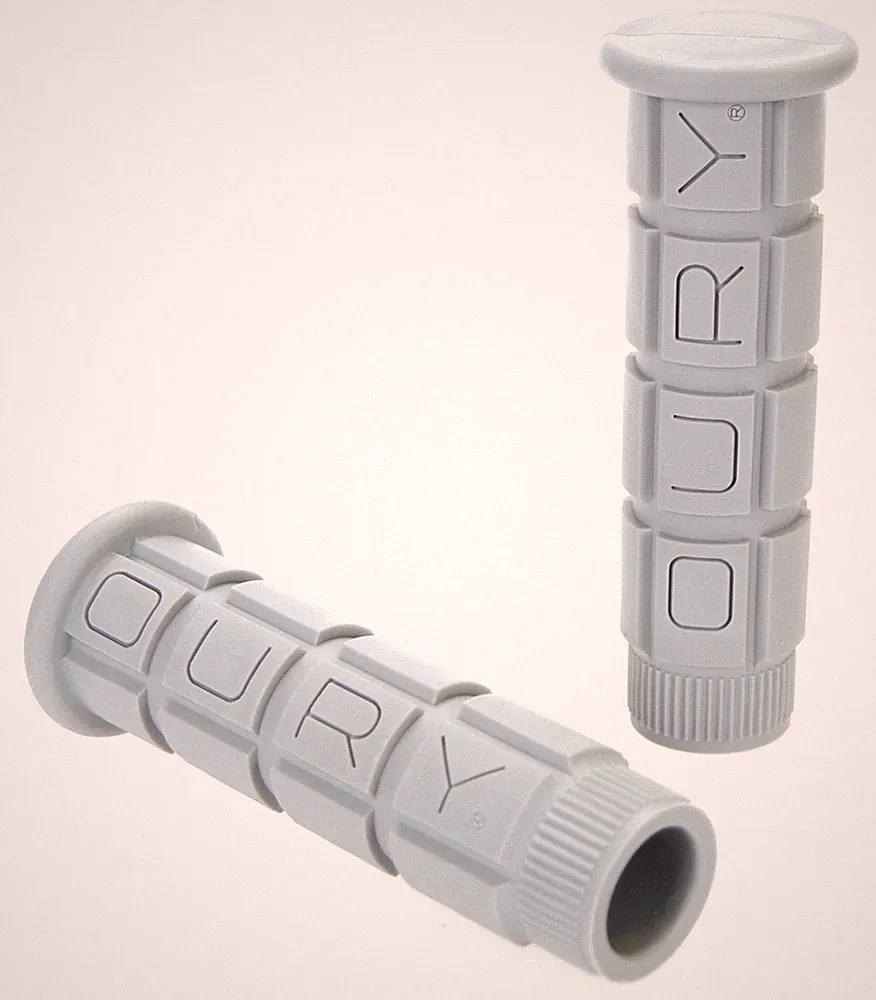 Oury Classic MTB mountain bicycle flangeless grips - GRAY