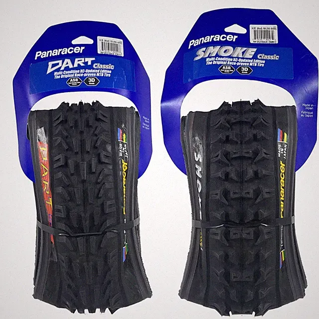 Panaracer 26x2.10 Smoke OR Dart OR Set FOLDING MT Bike Tire Black or Tan Wall