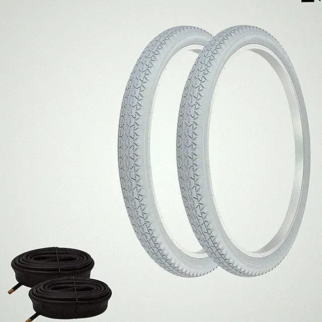 PRO+ TIRES 26 x 2.125 Gray P-123A W/ HEAVYDUTY TUBES