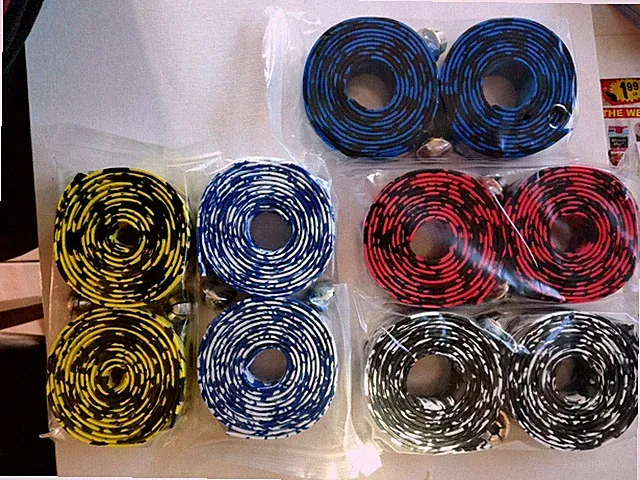Road Bike Non-slip tape handleba Drop Bar Wrap OutdoorSports 1 Set any color