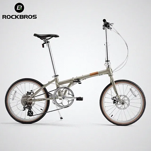 ROCKBROS VDS Folding Bike 20"Shimano 8Speed Steel Frame Disc Brake Foldable Bike