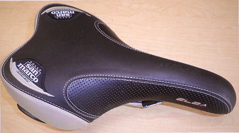 SELLE SAN MARCO ISLAND BLACK/GREY BICYCLE SEAT/SADDLE BIKE PARTS 511