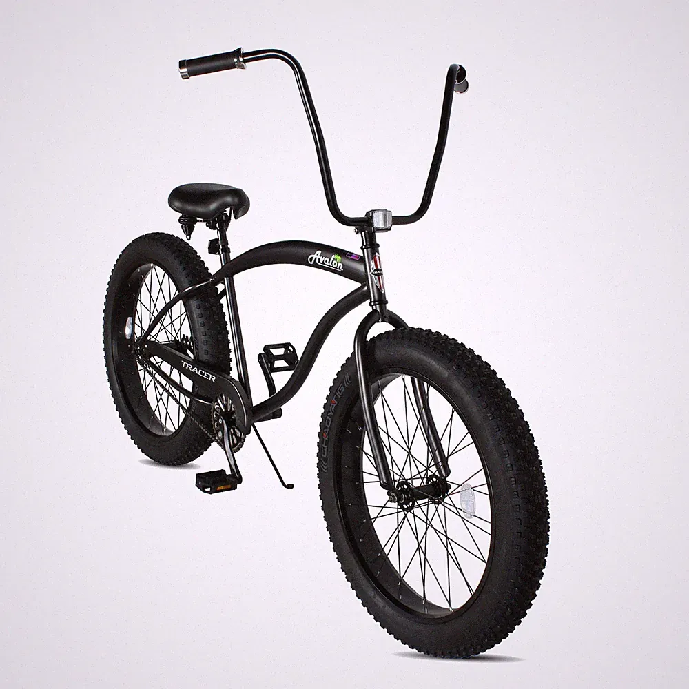 Tracer AVALON GT 26'' Beach Cruiser Bike for Men 1 Speed Matte Gray City Bicycle