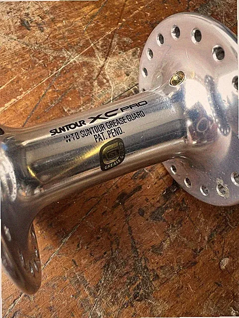 vintage WTB Suntour XC Pro Grease Guard Rear Cassette Hub 36h Mountain 130mm