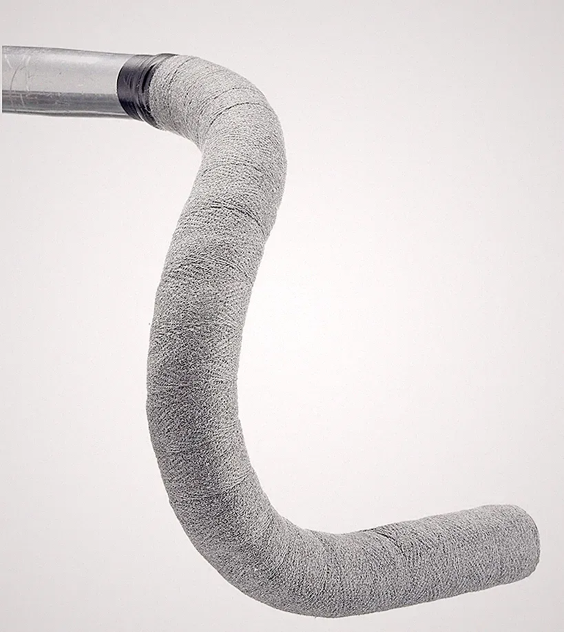 Woven Light Grey Road Touring Bicycle Bike BTP Handlebar Tape